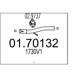 Výfukové potrubie MTS 01.70132