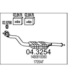 Katalyzátor MTS 04.3254