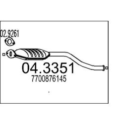 Katalyzátor MTS 04.3351
