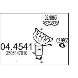 Katalyzátor MTS 04.4541