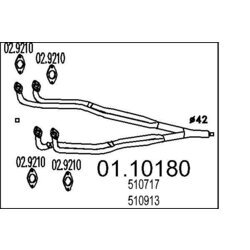 Výfukové potrubie MTS 01.10180