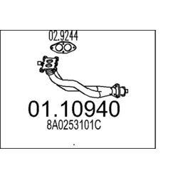 Výfukové potrubie MTS 01.10940