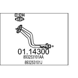 Výfukové potrubie MTS 01.14300