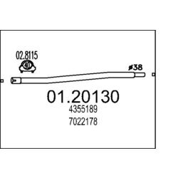 Výfukové potrubie MTS 01.20130