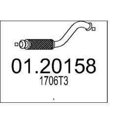 Výfukové potrubie MTS 01.20158