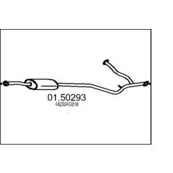 Stredný tlmič výfuku MTS 01.50293