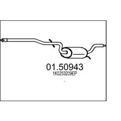 Koncový tlmič výfuku MTS 01.50943