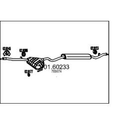 Koncový tlmič výfuku MTS 01.60233
