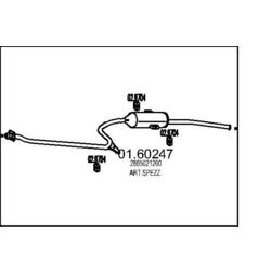 Koncový tlmič výfuku MTS 01.60247