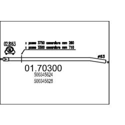 Výfukové potrubie MTS 01.70300
