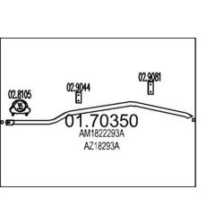 Výfukové potrubie MTS 01.70350