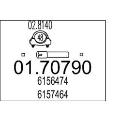 Výfukové potrubie MTS 01.70790