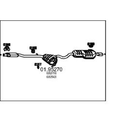 Koncový tlmič výfuku MTS 01.95270