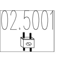 Doraz tlmiča výfuku MTS 02.5001