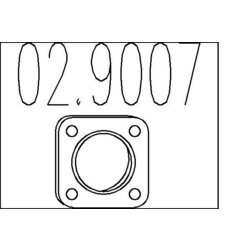 Tesnenie výfukovej trubky MTS 02.9007
