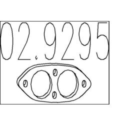 Tesnenie výfukovej trubky MTS 02.9295