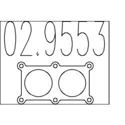 Tesnenie výfukovej trubky MTS 02.9553