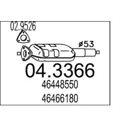 Katalyzátor MTS 04.3366