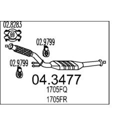 Katalyzátor MTS 04.3477