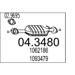 Katalyzátor MTS 04.3480