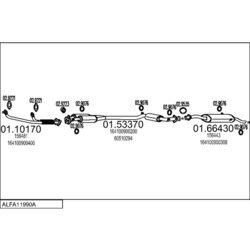 Výfukový systém MTS ALFA11990A000159