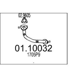 Výfukové potrubie MTS 01.10032