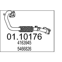 Výfukové potrubie MTS 01.10176