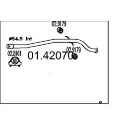 Výfukové potrubie MTS 01.42070