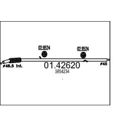 Výfukové potrubie MTS 01.42620