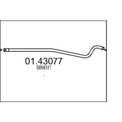 Výfukové potrubie MTS 01.43077