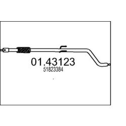 Výfukové potrubie MTS 01.43123