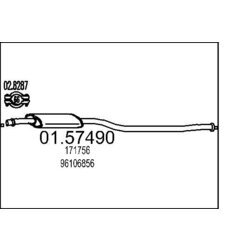 Stredný tlmič výfuku MTS 01.57490