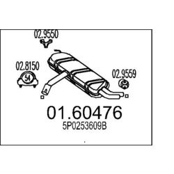 Koncový tlmič výfuku MTS 01.60476
