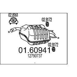 Koncový tlmič výfuku MTS 01.60941