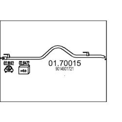 Výfukové potrubie MTS 01.70015
