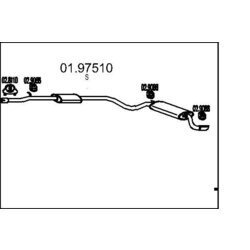Koncový tlmič výfuku MTS 01.97510