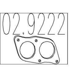 Tesnenie výfukovej trubky MTS 02.9222