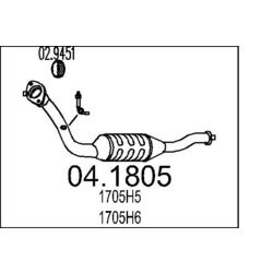 Katalyzátor MTS 04.1805