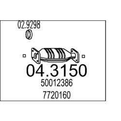 Katalyzátor MTS 04.3150