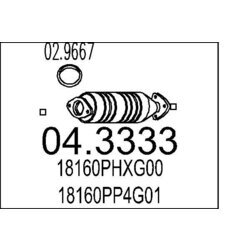 Katalyzátor MTS 04.3333