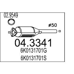 Katalyzátor MTS 04.3341