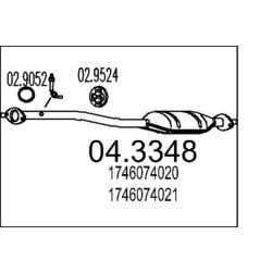 Katalyzátor MTS 04.3348