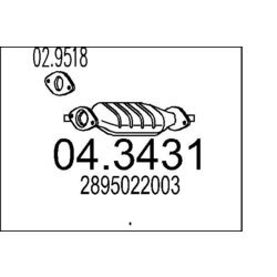 Katalyzátor MTS 04.3431