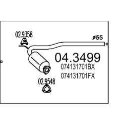 Katalyzátor MTS 04.3499