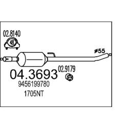 Katalyzátor MTS 04.3693