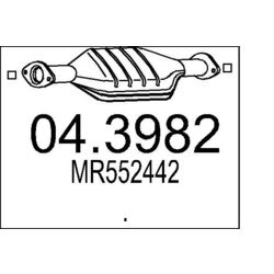 Katalyzátor MTS 04.3982