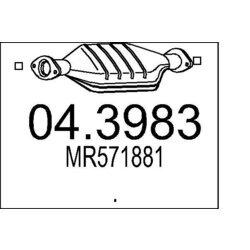 Katalyzátor MTS 04.3983