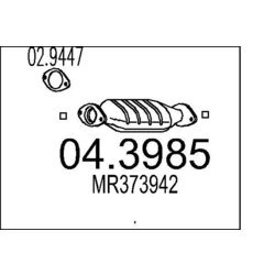 Katalyzátor MTS 04.3985