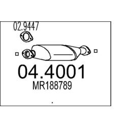 Katalyzátor MTS 04.4001