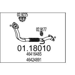 Výfukové potrubie MTS 01.18010